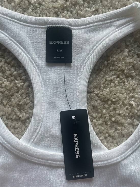 Express Ribbed Racerback Tank - Picture 2 of 4